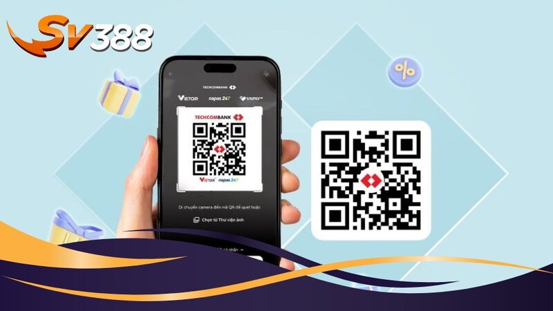 Hướng dẫn nạp tiền SV388 qua mã QR Code