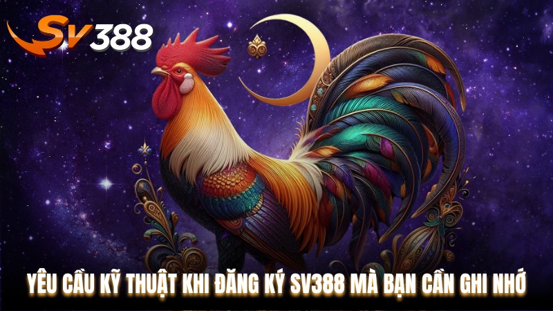 Yêu cầu kỹ thuật khi đăng ký SV388